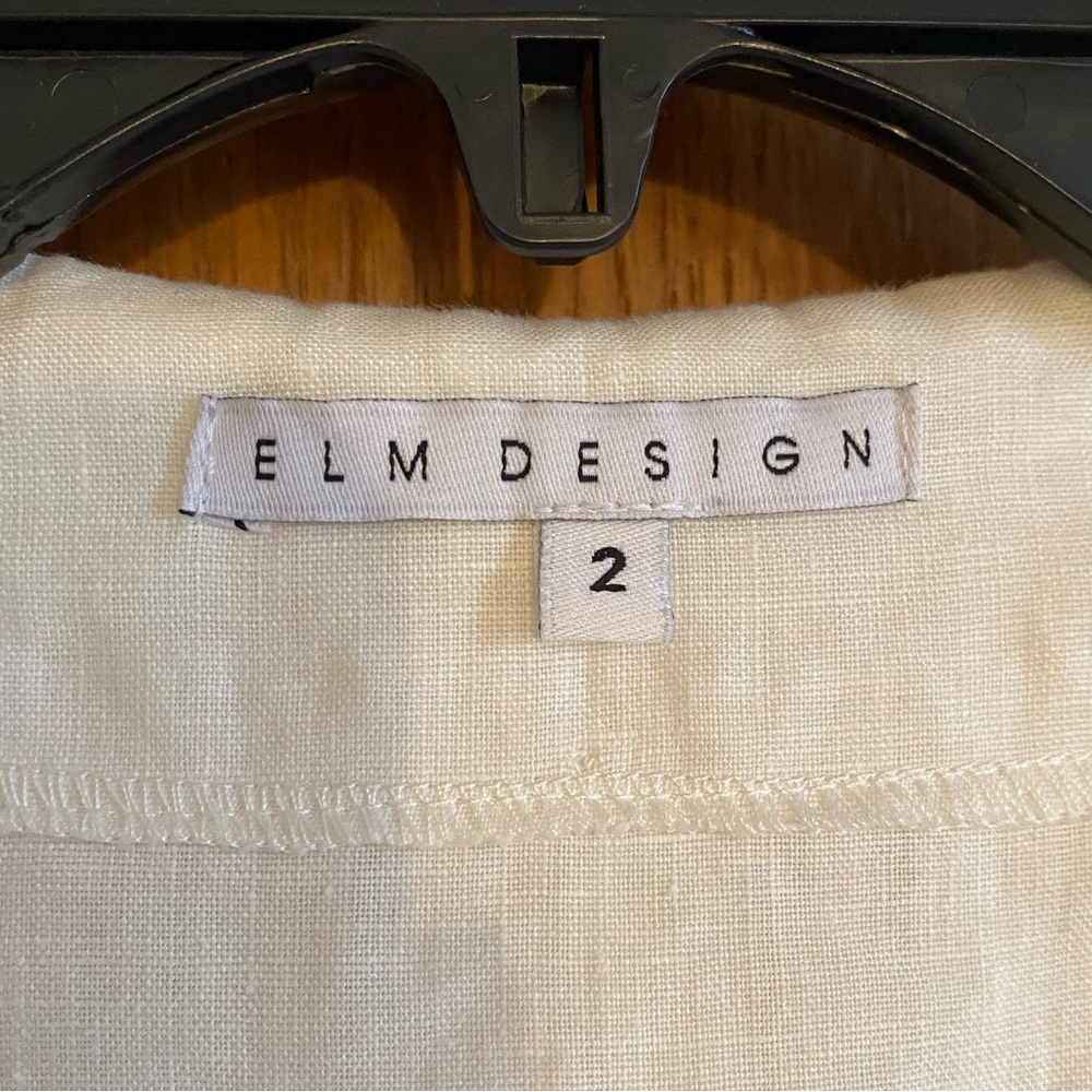 Elm Design White Ruffled Blouse - Picture 3 of 5
